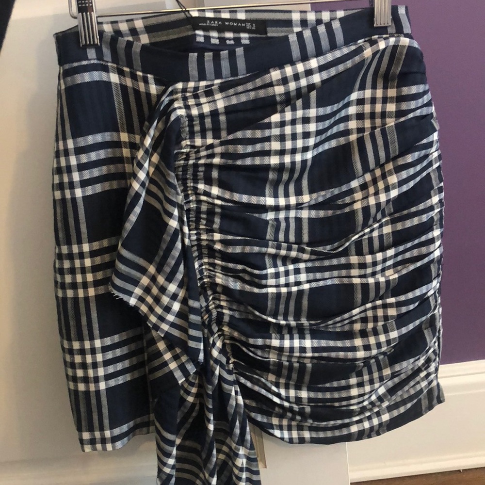 PLAID ZARA MINI SKIRT NWT!!!!!